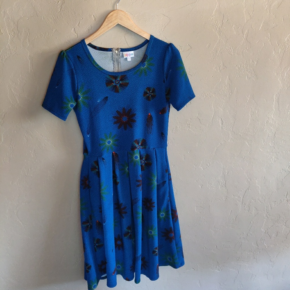 Floral Lularoe Amelia Dress